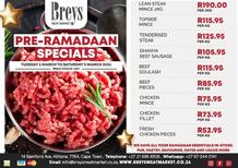Breys Meat Market : Pre-Ramadaan Specials (05 March - 09 March 2024)