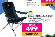Campmaster Deluxe 300 High Back Chair F03-100A-860G1