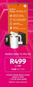 Redmi Note 14 Pro 5G Smartphone-On 1.4GB Red Core