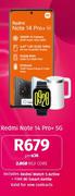Redmi Note 14 Pro+ 5G Smartphone-On 2.8GB Red Core