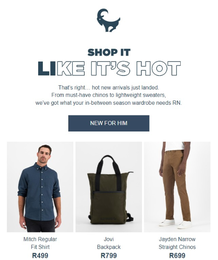 Old Khaki : Shop It Like It's Hot (Request Valid Dates From Retailer)