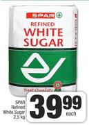 Spar Refined White Sugar-2.5Kg Each