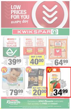 KWIKSPAR EASTERN CAPE : My Kwikspar (22 June - 4 July 2021) Valid in Abbotsford, Beacon Isle, Beetlestone, Burt Drive, Butterworth, page 1