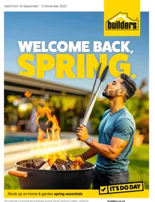 Builders : Welcome Back, Spring (16 September - 03 November 2025)