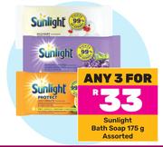 Sunlight Bath Soap Assorted-For 3 x 175g