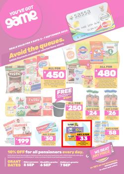 Game : Avoid The Queues SASSA Payments (05 September - 07 September 2023), page 1