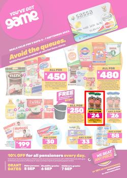 Game : Avoid The Queues SASSA Payments (05 September - 07 September 2023), page 1