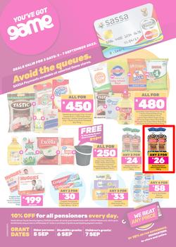 Game : Avoid The Queues SASSA Payments (05 September - 07 September 2023), page 1