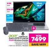 Acer Aspire A315 i3 Laptop Plus Wireless Combo