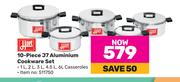 Hart 10 Piece J7 Aluminium Cookware Set