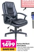 Parker Mid Back Chair Black