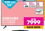 Samsung 55" (139cm) Crystal UHD 4K TV CU7000