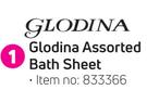 Mainstays Glodina Assorted Bath Sheet- Each