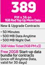 Samsung Galaxy A04s Smartphone- On 1GB Red Top Up More Data