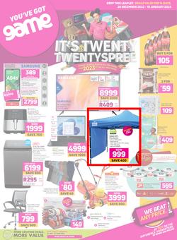Game : It's Twenty Twentyspree (28 December - 10 January 2023), page 1