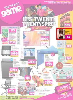 Game : It's Twenty Twentyspree (28 December - 10 January 2023), page 1