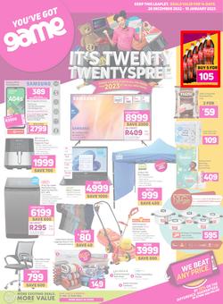 Game : It's Twenty Twentyspree (28 December - 10 January 2023), page 1