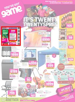 Game : It's Twenty Twentyspree (28 December - 10 January 2023), page 1