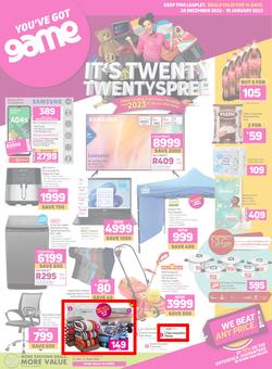 Game : It's Twenty Twentyspree (28 December - 10 January 2023), page 1