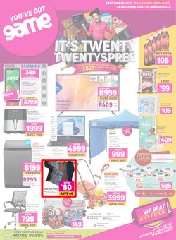 Game : It's Twenty Twentyspree (28 December - 10 January 2023), page 1