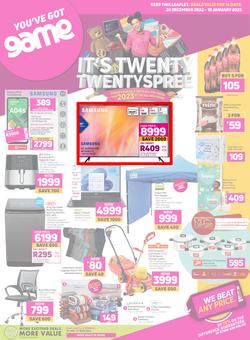 Game : It's Twenty Twentyspree (28 December - 10 January 2023), page 1