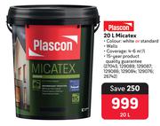 Plascon Micatex-20Ltr