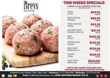 Breys Meat Market : This Week's Specials (14 July - 18 July 2026)