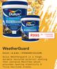 Dulux 20L & 5L Weather Guard (Standard Colours)