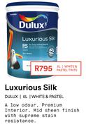 Dulux 5L Luxurious Silk White & Pastel Tints