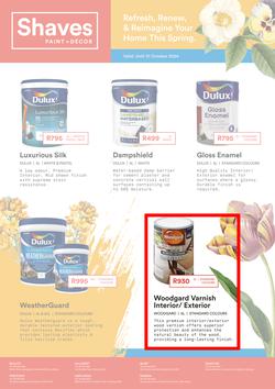Shaves Paint & Decor : Refresh, Renew & Reimagine Your Home This Spring (09 September - 31 October 2024), page 1