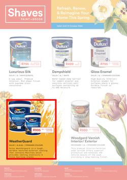 Shaves Paint & Decor : Refresh, Renew & Reimagine Your Home This Spring (09 September - 31 October 2024), page 1