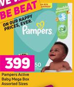 Pampers Active Baby Mega Box (Assorted Sizes)