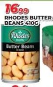 Rhodes Butter Beans-410g