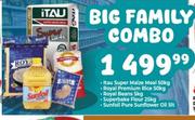 Itau Super Maize Meal 50Kg,Royal Premium Rice 50Kg,Royal Beans 5Kg,Super Bake Flour 25Kg-Combo