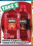  Mama's Sauce Tomato & Chilli-For 2 x 2L