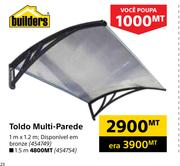 Builders Toldo Multi Parede-1m x 1.2m