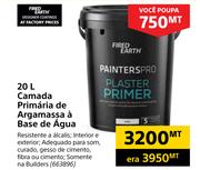 Fired Earth Camada Primaria de Argamassa a Base de Agua-20L