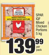 Spar IQF Mixed Chicken Portions-5Kg Per Pack