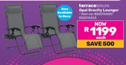 Terrace Leisure Opal Gravity Lounger-Each