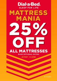 Dial-A-Bed : Mattress Mania (23 May - 6 June 2022)