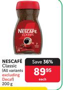 Nescafe Classic-200g Each