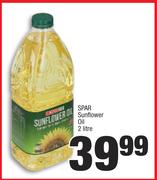 Spar Sunflower Oil-2Ltr