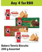 Bakers Tennis Biscuits Assorted-For 4 x 200g