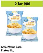 Great Value Corn Flakes-For 2 x 1Kg