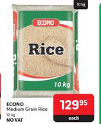 Econo Medium Grain Rice-10Kg Each