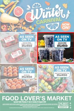 Food Lovers Market Western Cape : Winter Carnival (27 July - 2 August 2020), page 1