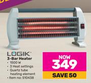 Logik 3-Bar Heater 