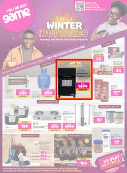 Game : Winter Hot Takes (15 April - 03 May 2024), page 1