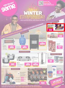 Game : Winter Hot Takes (15 April - 03 May 2024), page 1