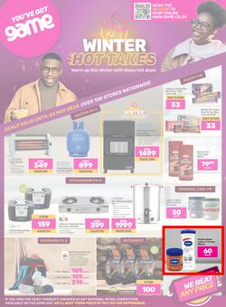 Game : Winter Hot Takes (15 April - 03 May 2024), page 1